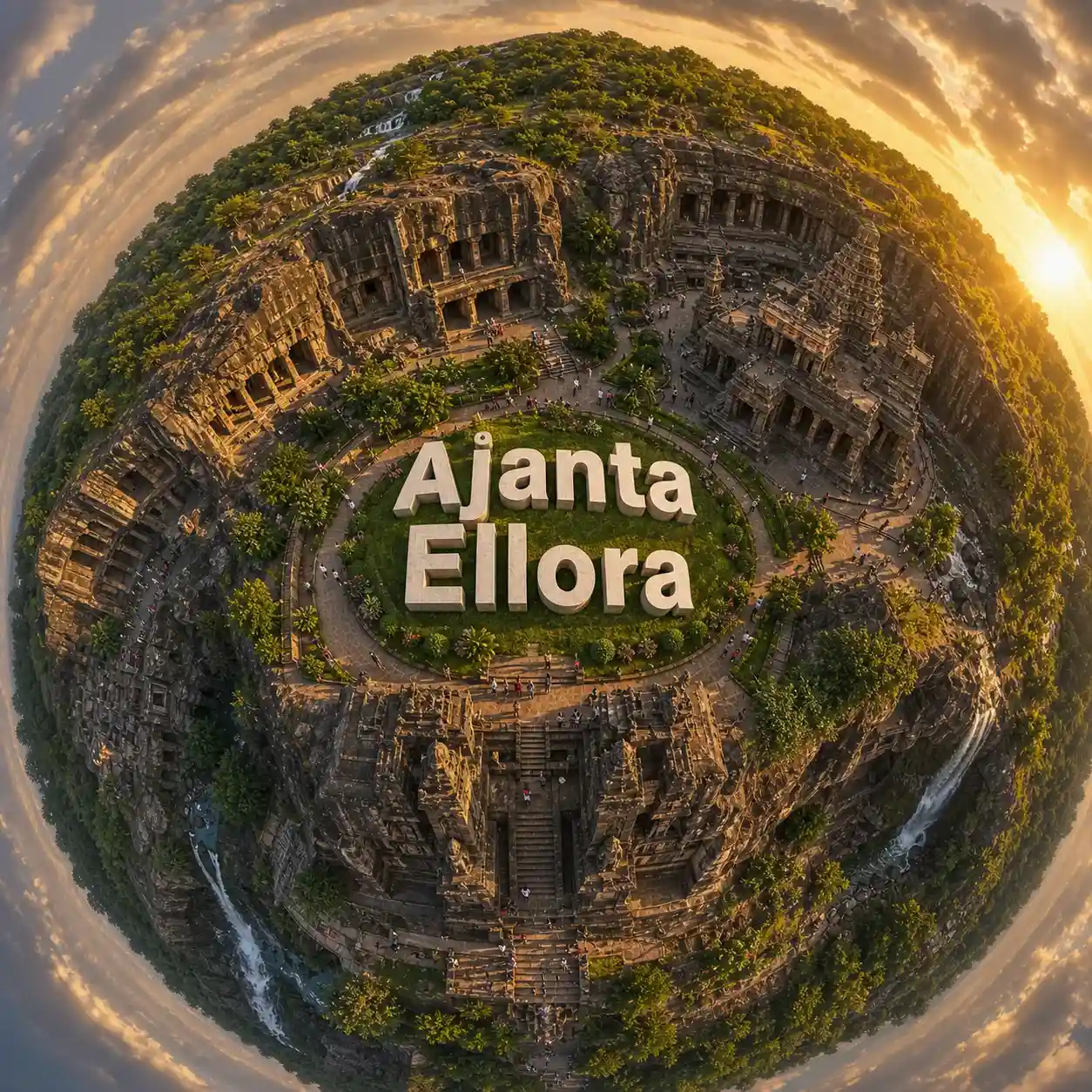Ajanta + Ellora Caves